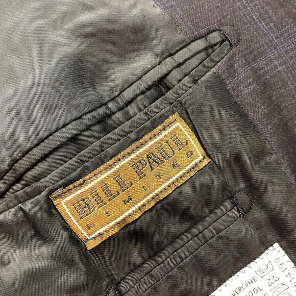 Ermenegildo Zegna Cloth 40 Gray Blue 100% Wool Blazer Sport Coat Jacket - Picture 16 of 16